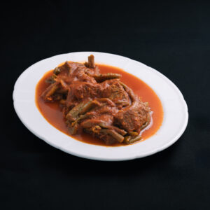 Chauchas con carne (para 2 comensales)