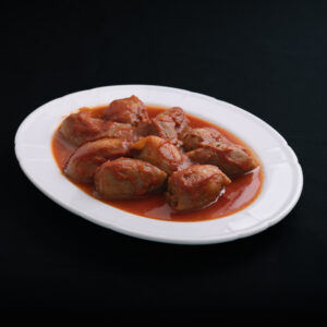 Cebollitas rellenas (para 2 comensales)
