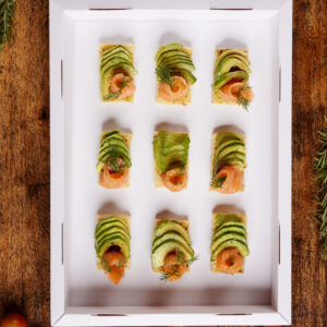 Bruschettas de Salmón Ahumado & Palta