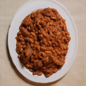 Porotos con carne