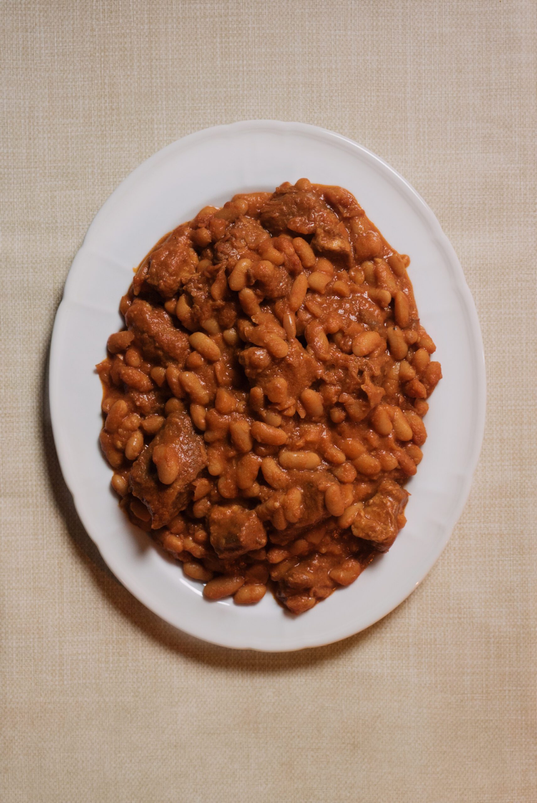 Porotos con carne